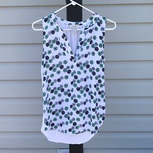 Lightweight cotton and polyester combo top. Size xs. Ann Taylor Loft